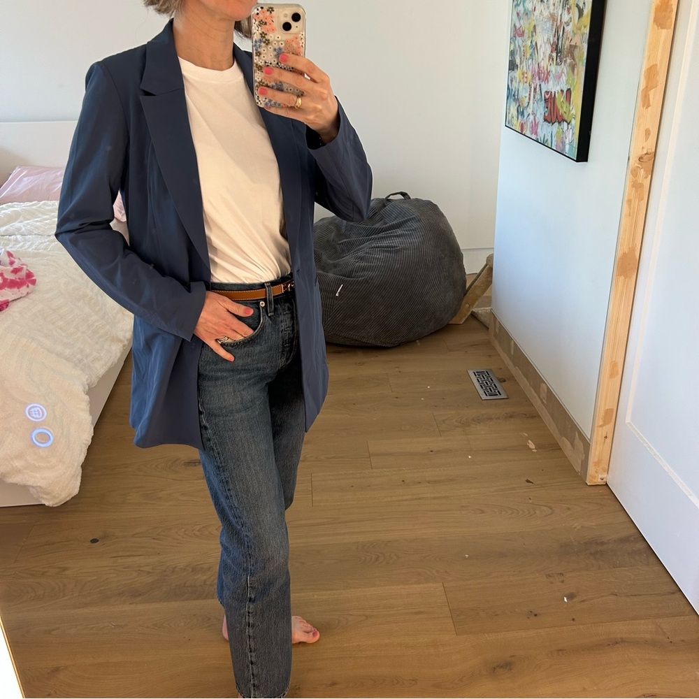 KIT & ACE BLUE light weight BLAZER